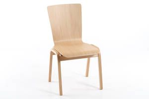Die Sydney-Stühle haben eine abgerundete Sitzfläche Die Sydney-Stühle haben eine abgerundete Sitzfläche